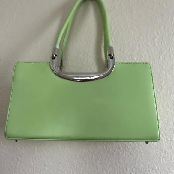 “Prada”Green Handbag - Picture 8 of 14